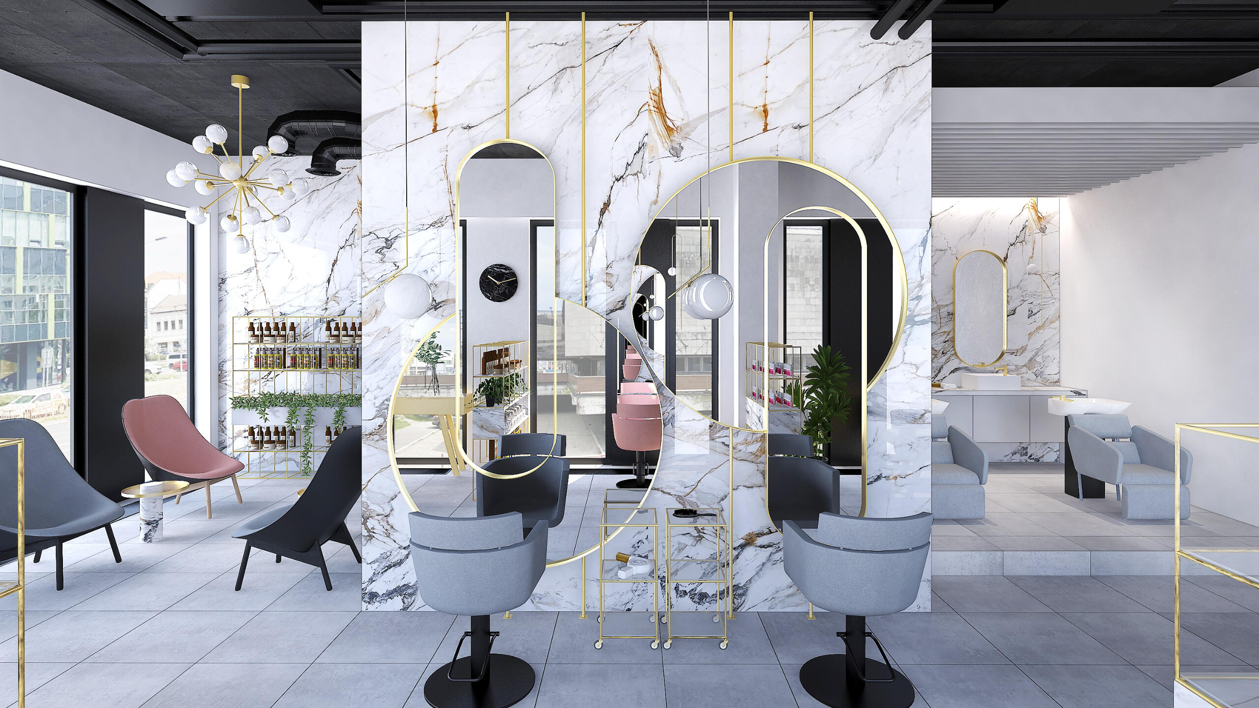 Návrh interiérov pre polyfunkčné budovy Košice